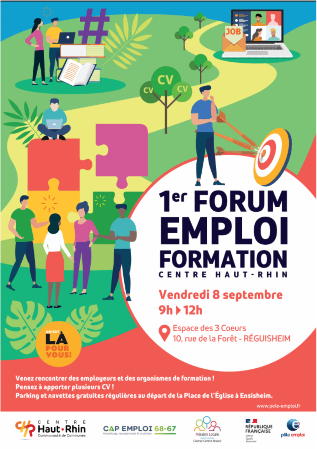 1er forum emploi formation – Centre Haut-Rhin - Alaji